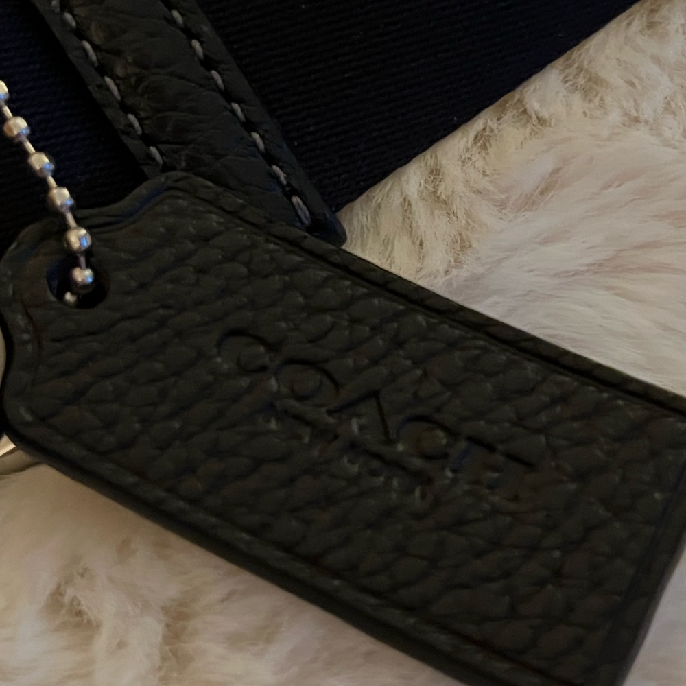 Coach Black Leather crossbody/Belt/Bum bag - Picture 7 of 9
